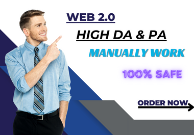 I will build 150 web 2.0 backlinks with high da pa site