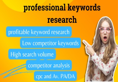 100 Best Profitable keyword research