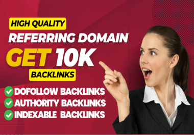 I will create high authority 5k referring domain backlinks
