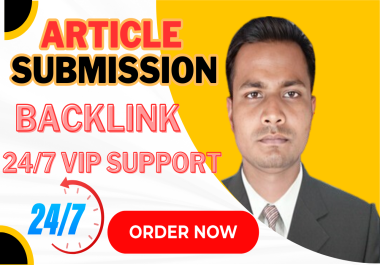 I will 150 article submissions backlink to high DA.