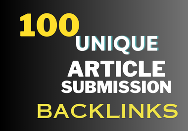 100 Article Submissions on High DA websites for SEO