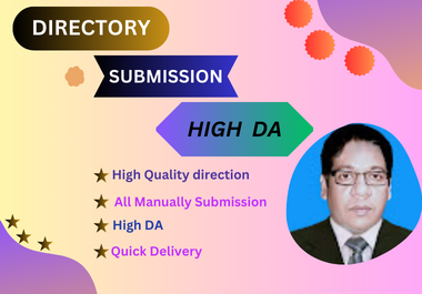 Manually 180 HQ Directory submission backlinks local citations with High DA PA PA site