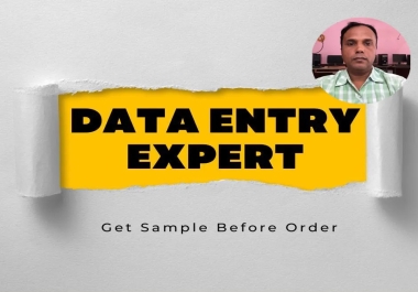 I will do fast data entry,  copy paste,  typing,  virtual assistant,  and data