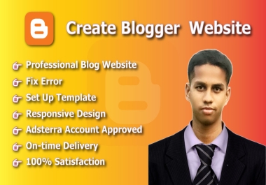create your blogspot website on blogger and theme customize and fix error issue
