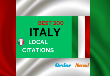 Boost Your Local Presence in Italy 300 High-Quality Citations