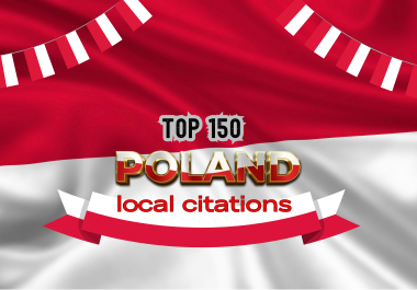 I will do poland top 300 local citation and directory submission for local&nbsp business&nbsp seo