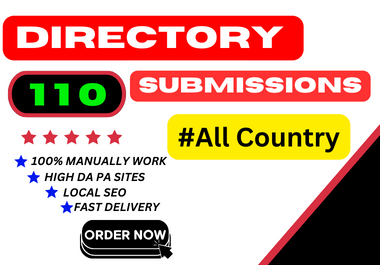 Powerfull 150 directory submission and SEO backlinks on high DA site