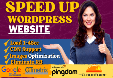 increase wordpress page speed website speed up improve performance load faster
