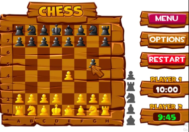I will develop chess game mobile game board game card games ludo game puzzle games