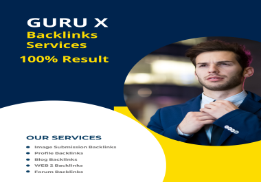 50 backlinks service web2+forum+blog+profile+Image