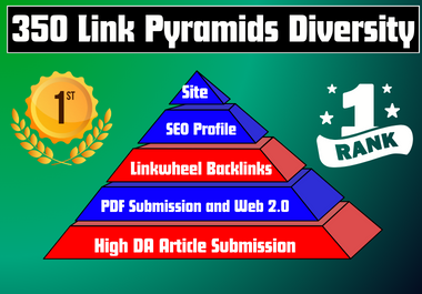 I Will Provide 350 Link Pyramids Diversity Upto 60, 70, 80, 90 DA