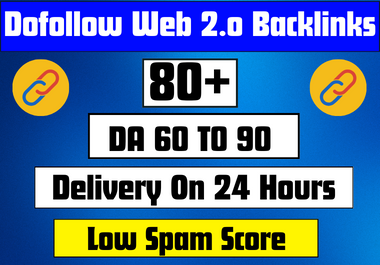 I will Create 80 Contextual Web 2.0 Backlinks