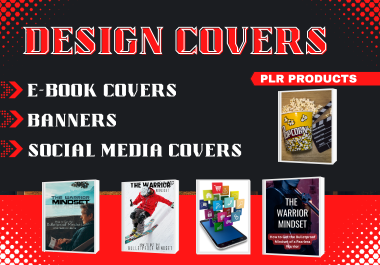 I will design e-book and social media covers for you