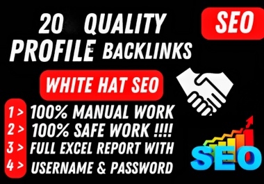 High Quality 30+manual dofollow pro file back binks high authority web