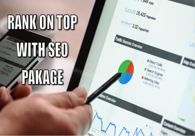 Rank top on google with my SEO service Package