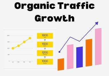 increase organic traffic on website with keyword research,  link building,  on page and off page seo
