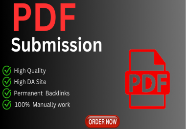 I will do manually 40 PDF/DOC/ submission sharing backlinks