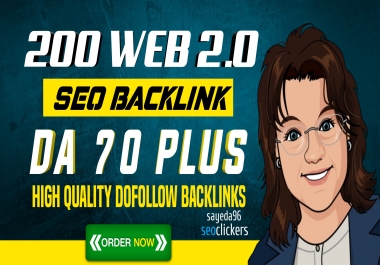 I will build high quality web 2 0 dofollow SEO backlinks link building service