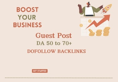 Write And Publish Any Niche Guest Post On DA50+ DR50+ Websites Permanent Backlink.