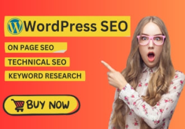 I will do professional wordpress SEO with complete onpage and technical optimization