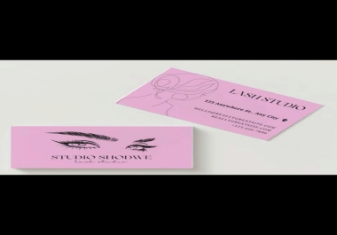 I will design attractive, two sided professional business card