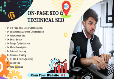 I will optimize website with expert on page SEO and technical optimization