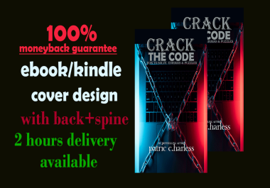 i will create a professional ebook/kindle book cover for amazon kdp