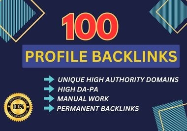 Create 100 Permanent And Do-follow Profile Backlinks