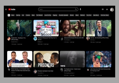 I will create Platforms YouTube,  Rumble,  Netflix