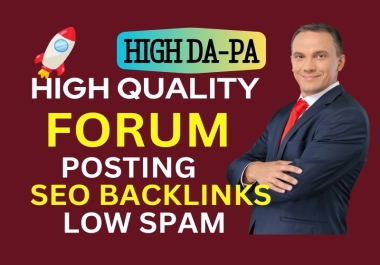 I Will do 100 backlinks from specialty forums using posts from real forums
