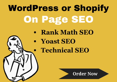 I will do complete Onpage SEO with RankMath & Yoast