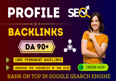 I will do 100 high authority social profile creation for SEO backlink