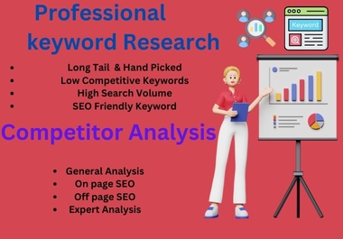 I will elevate Your Business with Expert Keyword Research and Competitor Analysis.