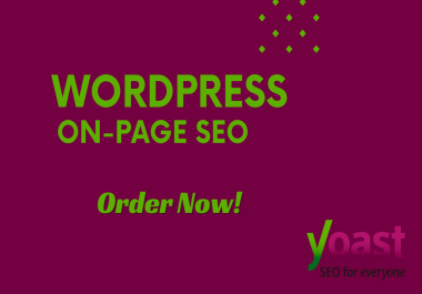 I will do wordpress 0n page seo for your website