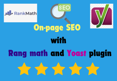 i will do optimize On-page SEO for a website service WordPress with rang math and Yoast plugin