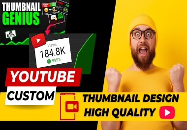 I will design custom attractive thumbnail