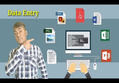 I will do fastest data entry at lowest price