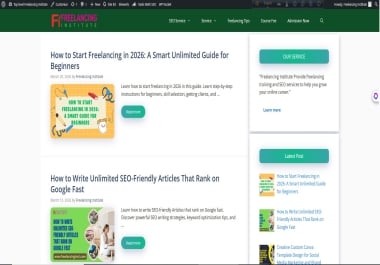 I will design professional responsive blog website