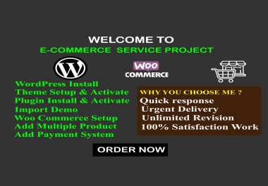 create a responsive E-commerce store within 48 hours