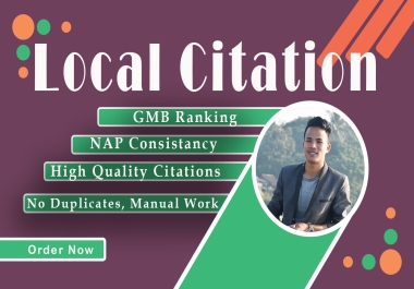 I will Provide USA Top 25 Local Directories/Citation from my List,  with 100 live business links