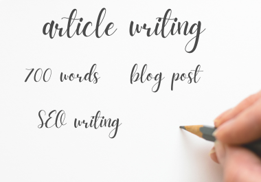 You will get an amazing SEO content writer,  article writer SEO blog post