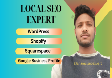 I will be your Local SEO expert to website ranking