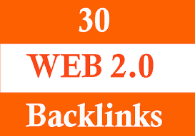 30 Web 2.0 High Authority Do-Follow Backlinks High Quality Sites For Your Website