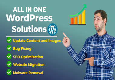 I will fix all the WordPress website bugs,  update website content and more.
