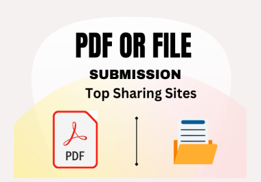 Manual 50 PDF Submission on High DA PA sites