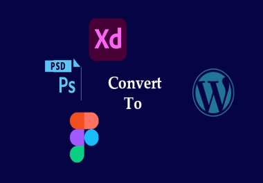 I will convert figma,  PSD, xd design to wordpress Website using Elementor