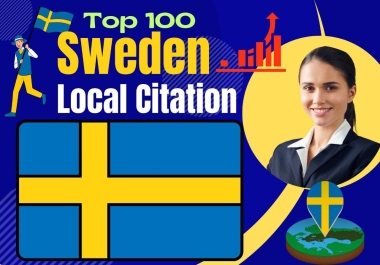 Top 100 SWEDEN local citations and directory submission.