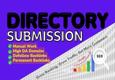 300 directory submission SEO backlinks for ranking fast