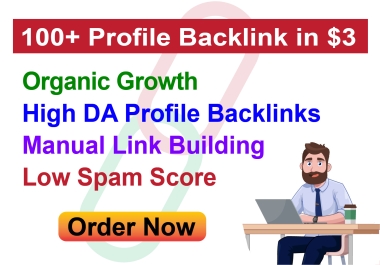 I will provide 100 Profile Backlinks / Link Building Service at low cost.