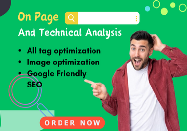 I Do Website onpage SEO and Technical optimization service of WordPress